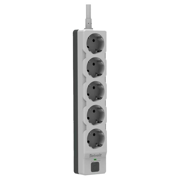 DOTVOLT SURGE HUNTER 5 LI 1.5MT ENERJI KORUMA PRIZI (1050 J) ürün görseli 1