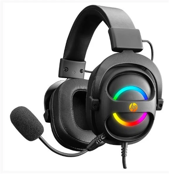 HP DHE-8006 Siyah Gaming Oyuncu Mikrofonlu Kulaklık ürün görseli 1