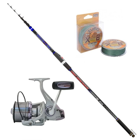 Remixon Alcor 8000 - Ryobi Shiro 400cm Surf Olta Seti ürün görseli 1