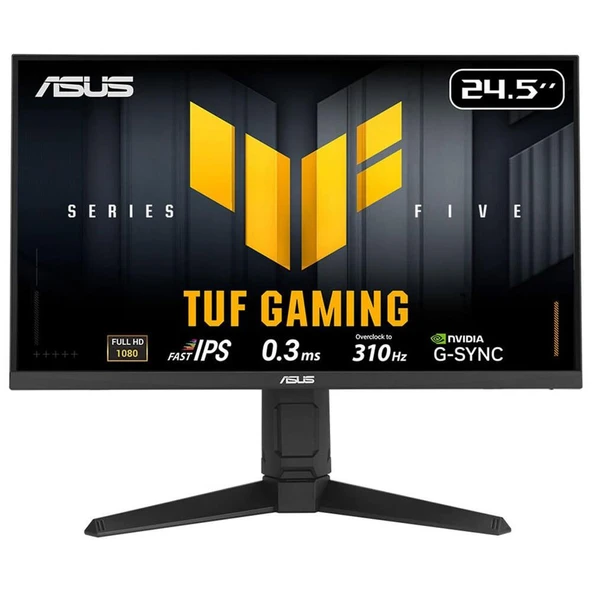 Asus 24.5" Tuf Gaming VG259QMRL5A 310Hz 0.3ms Full HD Adaptive Sync Fast IPS Pivot Gaming Monitör ürün görseli 1