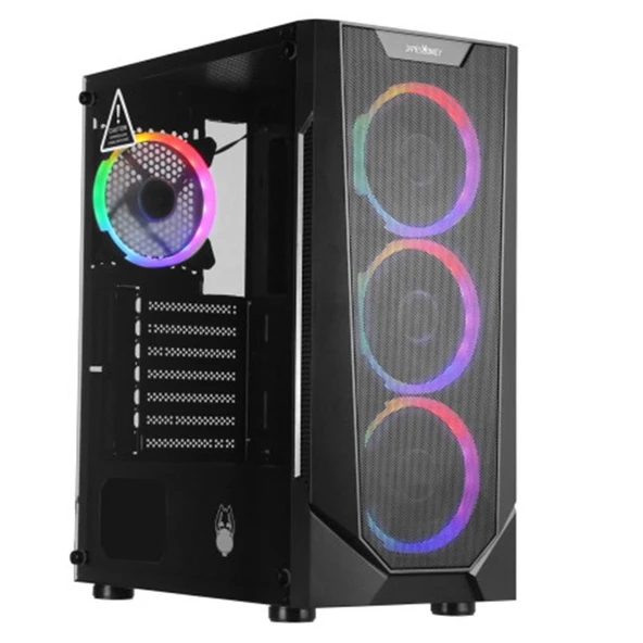 James Donkey Helix H800 4XRBW ATX 550W Gaming Kasa ürün görseli 1