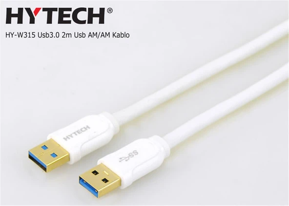 Hytech HY-W315 2 m İki Ucu Erkek USB Kablo ürün görseli 1
