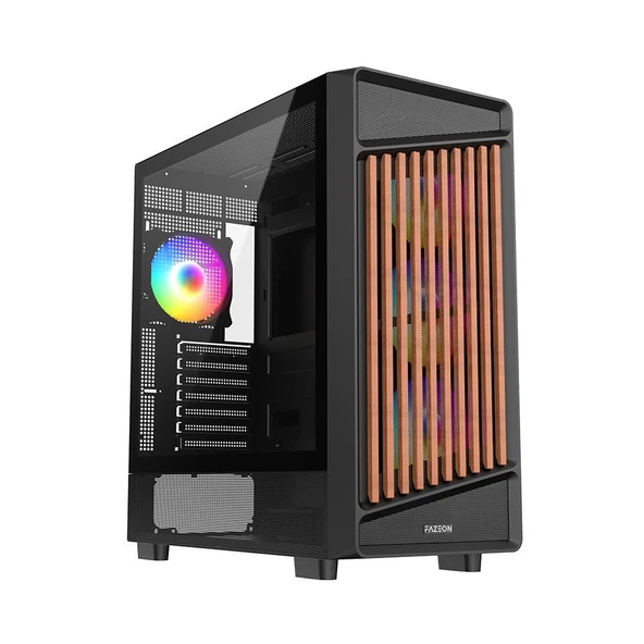FAZEON F19 750W 80PLUS BRONZE 4x120mm ARGB Fanlı ATX Siyah Bilgisayar Kasası ürün görseli 1