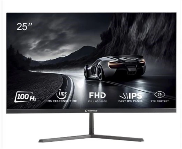 Rampage RM25R100 25 100Hz 1ms IPS FHD PC Flat Oyuncu Monitörü ürün görseli 1