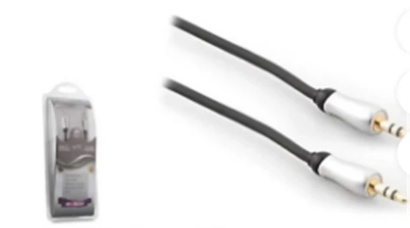 Hytech Hy-P510, Stereo Ses Kablosu, 5 Mt, Siyah ürün görseli 1