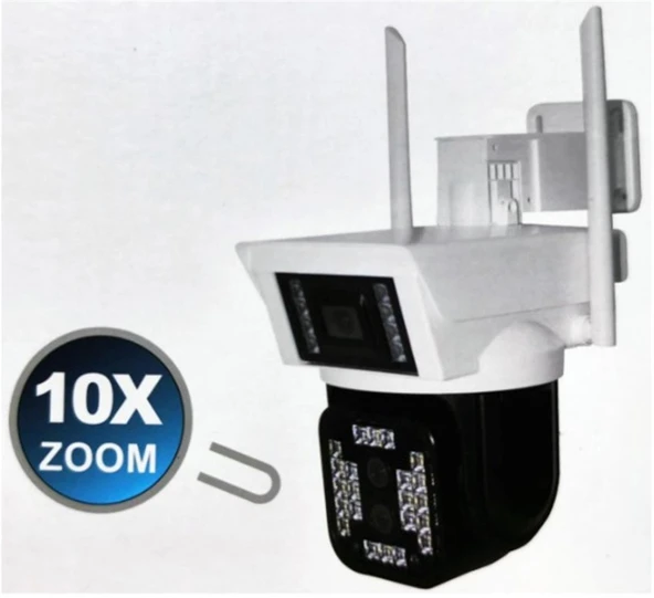 Apronx APX-WP363oz 9Mp 10x Zoom 2.8mm-12mm İki Kamera Wifi PTZ ürün görseli 1