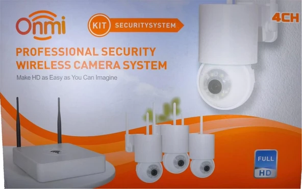 Apronx DS440 4 Kanal Nvr + 3Mp 4 Kamera Full Color Mik. PTZ Wifi Set ürün görseli 1