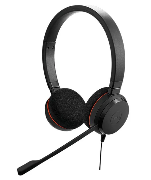 Jabra Evolve 20 Usb-Type C Bağlantılı Duo MS Kulaklık Mikrofon Çift Taraflı ürün görseli 1