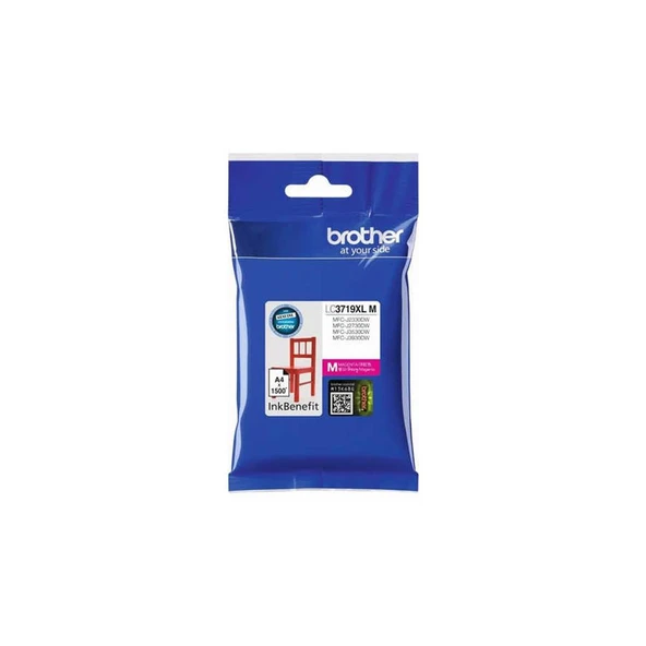 Brother LC3719XLM Magenta Kırmızı 1.500 Sayfa Kartuş MFC-J3930DW ürün görseli 1
