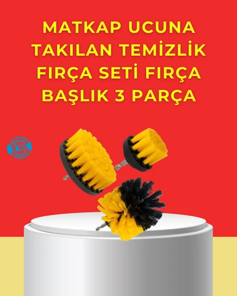 Matkap Ucu Temizlik Atı 3’lü Fırça Seti ürün görseli 1