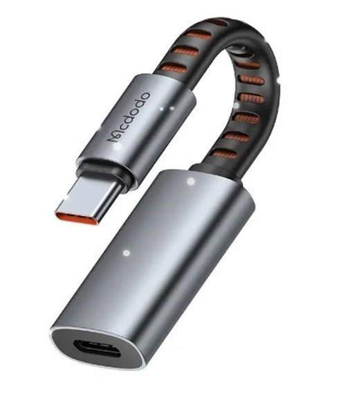 MCDODO CA-4870 LİGHTNİNG TO TYPE-C 3Ü 1 ARADA DÖNÜŞTÜRÜ - Gri - Resim 2