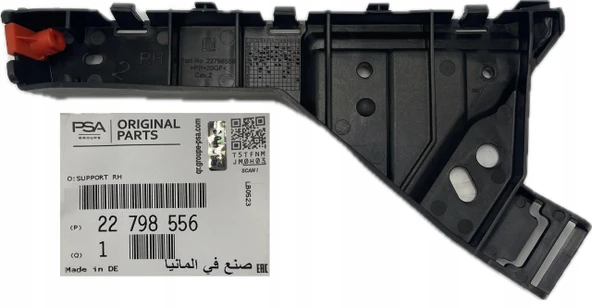 Opel İnsignia 2013-2017 Ön Tampon Bağlantı Braketi Sol (Tw) (Oem No (22798555)) ürün görseli 1