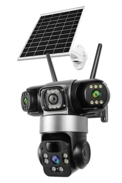 Okam O-KAM 6040 9MP 3 Lens Wifi Solar Kamera ürün görseli 1