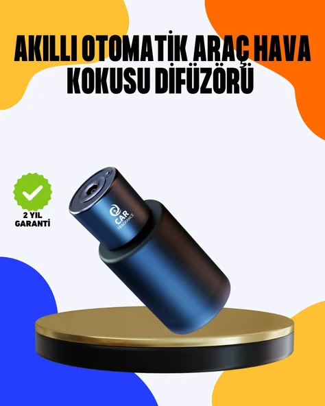 Bardaklık Uyumlu Şarjlı Oto Koku Atı Esans Dahil ürün görseli 1