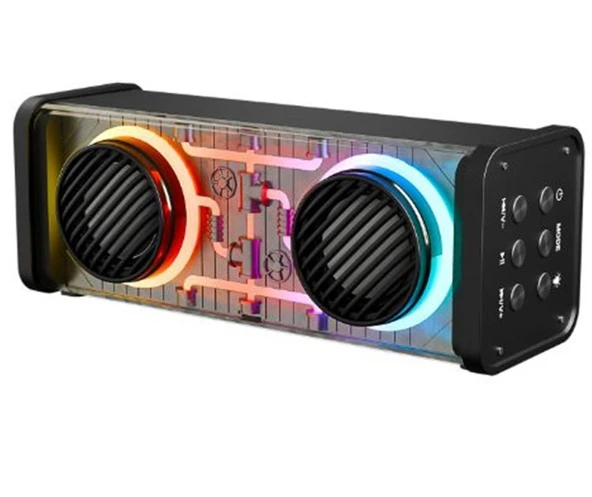 Mikado MD-56BT Siyah AUX + USB + Bluetooth Destekli 10W 1500mAh Taşınabilir Speaker ürün görseli 1