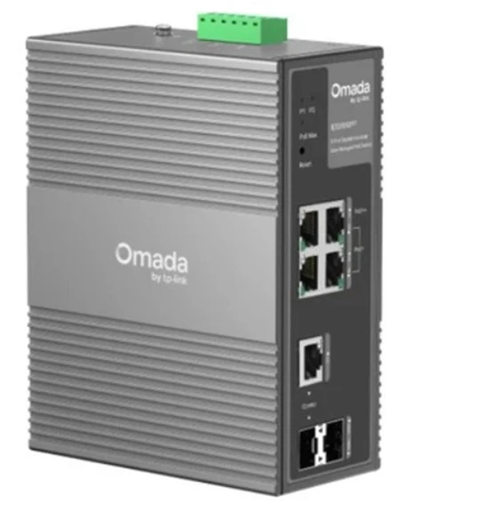 Omada TP-Link IES206GPP 6 Port Gigabit Endüstriyel Yönetilen Switch, 3 Port PoE+ 1 Port PoE++ ürün görseli 1