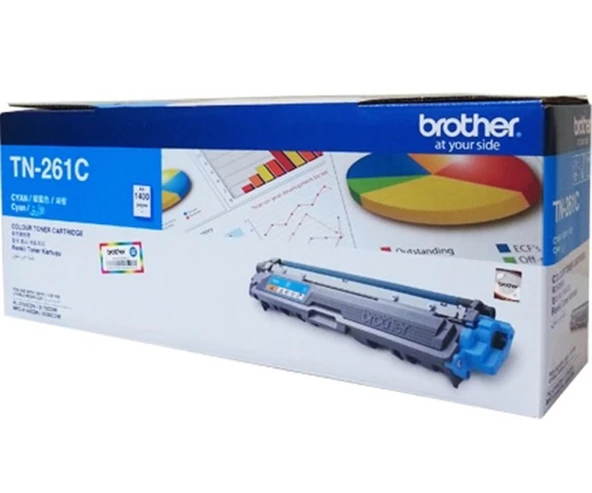 Brother TN-261C 1.400 Sayfa Cyan Mavi Toner HL-3150-3170 MFC-9140-9330 ürün görseli 1