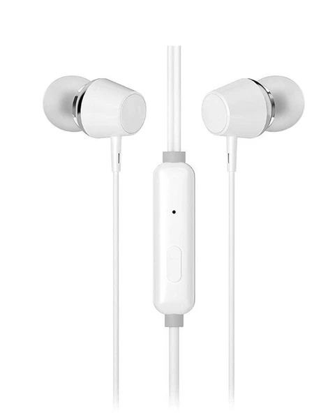 Hp DHE-7000-WT Kablolu Kulakiçi 3.5mm Jack Mikrofonlu Beyaz Kulaklık ürün görseli 1
