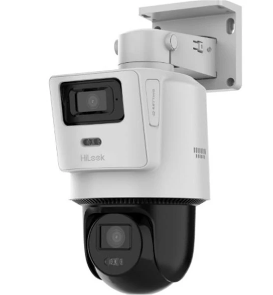 Hilook PTZ-N2D400M-DE-14 TandemVu 2.8-8mm 4MP+4MP Sabit Lensli POE PT Dome Kamera ürün görseli 1
