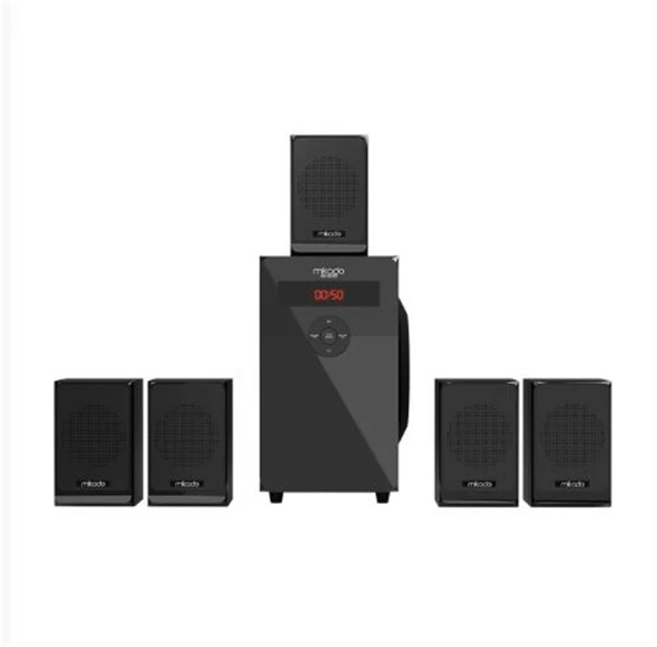 Mikado MD-582BT 5+1 110W Siyah Usb+SD+FM Destekli Multimedia Bluetooth Speakerr ürün görseli 1