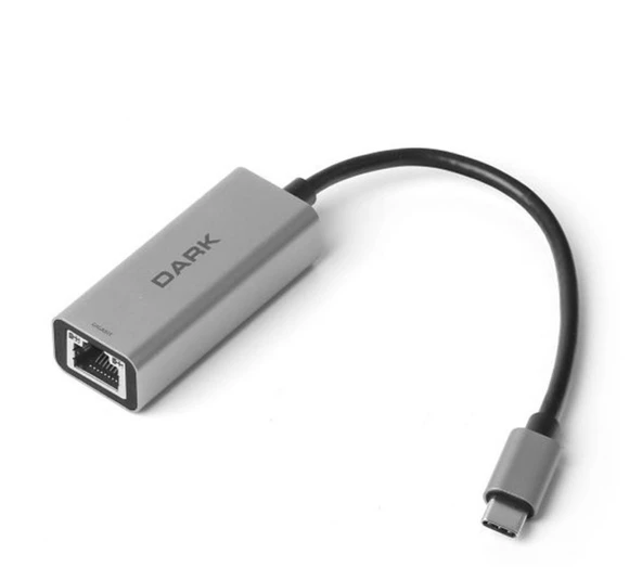 Dark DK-AC-U31X3GL2  USB3.1 Type-C to 10-100-1000 Gigabit LAN Ethernet Adaptör ürün görseli 1