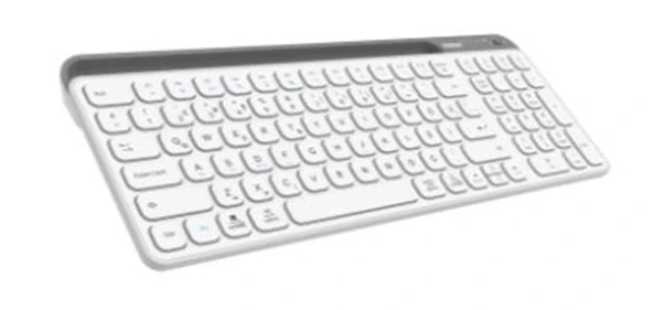 Everest KB-BT90 Beyaz-Gri Bluetooth+ 2.4Ghz  Q Mac-Win-Android-Ios Uyumlu Kablosuz klavye ürün görseli 1