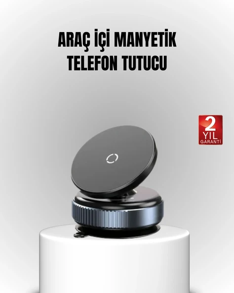 Vakum Adsorpsiyonlu Manyetik Telefon Tutucu Güçlü N52 360° Evrensel Uyumluluk ürün görseli 1