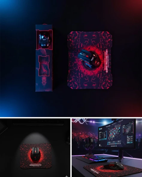 Mouse Seti Rgb Aydınlatmalı 7 Fonksiyon Tuşlu Yüksek Performans ürün görseli 1