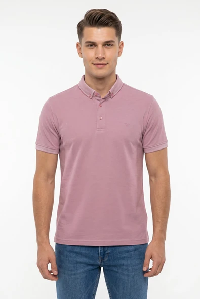 Erkek Polo Yaka Kısa Kollu Tişört Regular Kalıp T1000 BGL-ST05554 ürün görseli 1