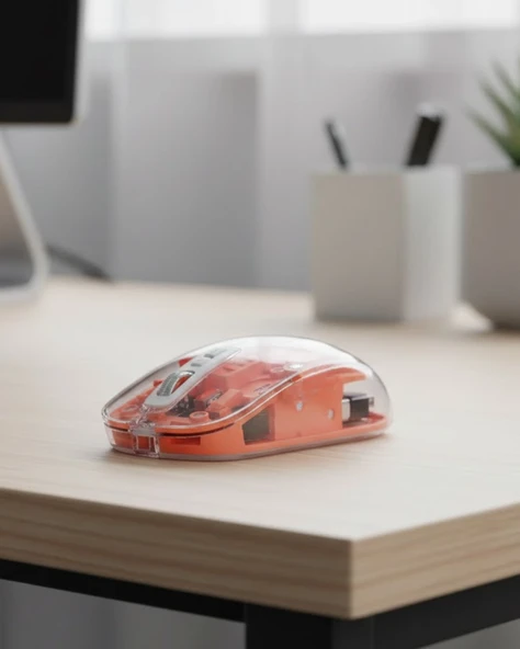 Minimal Tasarımlı Kablosuz Mouse Günlük Ve Ofis Kullanımı ürün görseli 1