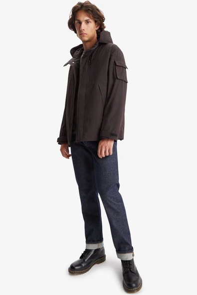 Rain Hoodie Black Black M - Resim 4