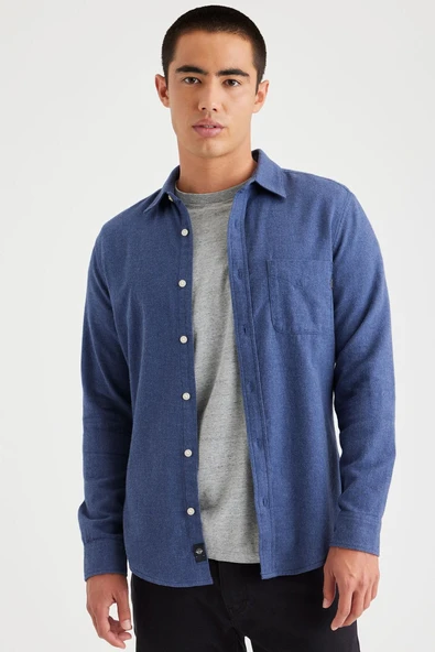 Original Slim Fit Gömlek Blue Blue M ürün görseli 1