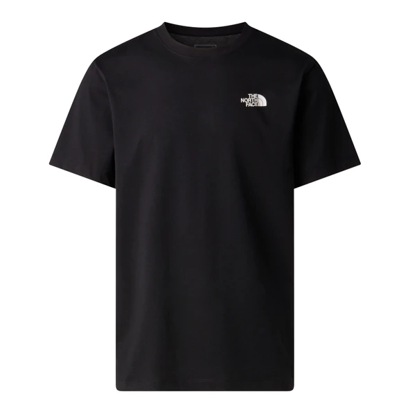M VERTICAL REGULAR SHORT SLEEVE TEE-GRAP Black Black S - Resim 4