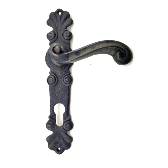 Antika Tarz Dekoratif Pirinç Okyanus Yale Kapı Kolu - 230x46 Mm, Oksit ürün görseli 1