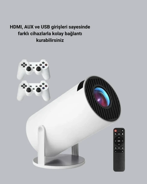 Bluetooth 5.0 Ve Wi-fi 6 Akıllı 4k Projeksiyon - Resim 2