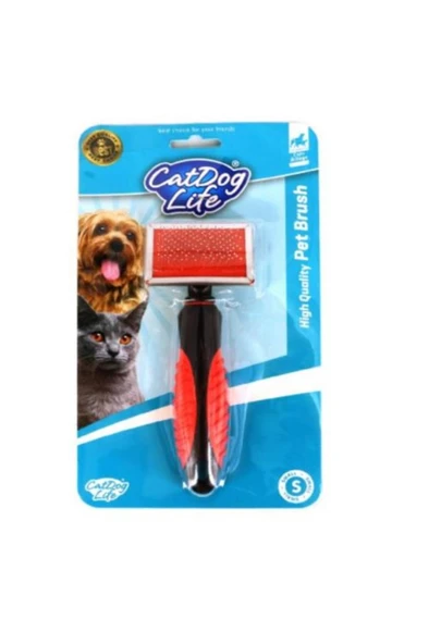 Cat Dog Life Kedi ve Köpekler İçin Telli Fırça (S) ürün görseli 1