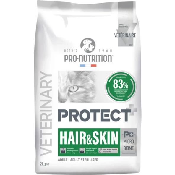 Pro Nutrition Protect Veterinary Tüy ve Cilt Bakımı Kedi Maması 2KG ürün görseli 1