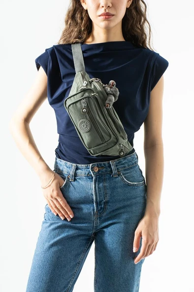 Unisex Bel Çantası Free Bag Klinkır Kumaş Hafif Yağmur Geçirmez Kumaş Çok Cepli 571 Collection ürün görseli 1