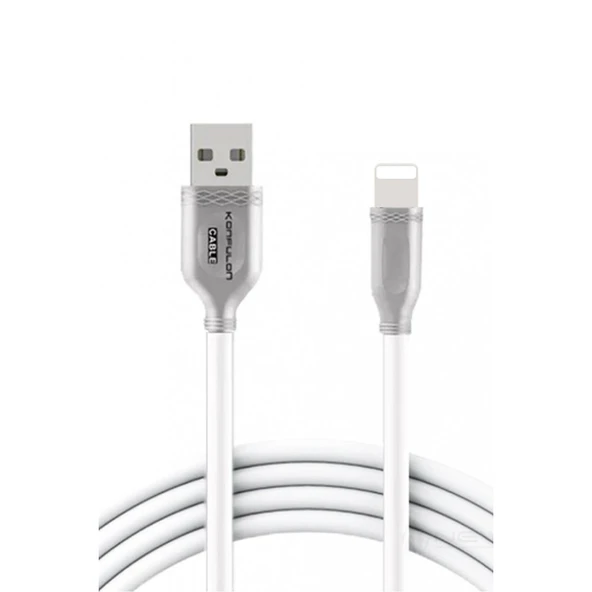 S48 Lightning Kablo İphone Uyumlu 1m 3a - Beyaz ürün görseli 1