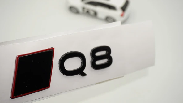 DK Tuning Q8 2025+ Bagaj Siyah Yazı Logo Arma Audi İle Uyumlu ürün görseli 1