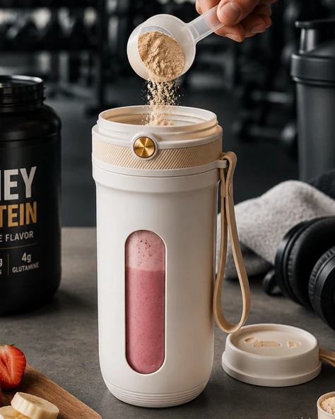 Taşınabilir Şarjlı Blender Smoothie Ve Buz Kırıcı Özellikli 350 Ml ürün görseli 1