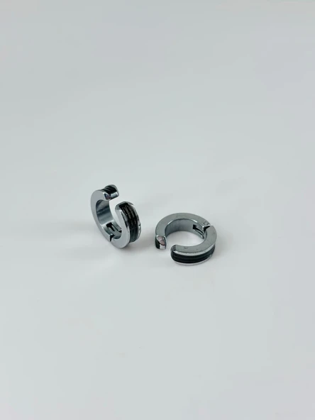 Sıkıştırma Çelik Erkek Küpe - Ekp0037 ürün görseli 1