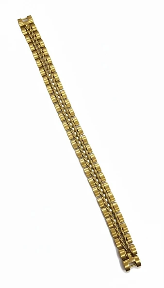 Çelik Erkek Çelik Bileklik Boy 21.5 Cm / En 1.2 Cm - Ebl0056 ürün görseli 1