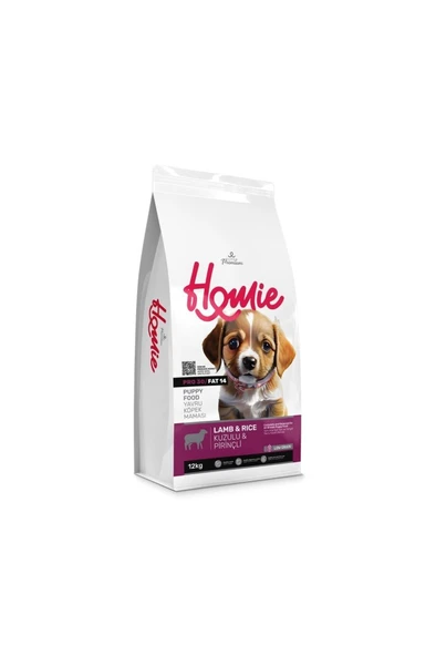Homie Düşük Tahıllı Kuzu&pirinçli Yavru Köpek Maması 12 Kg ürün görseli 1