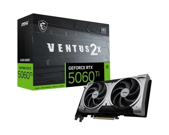 MSI GEFORCE RTX 5060 TI 16G VENTUS 2X OC PLUS ürün görseli 1