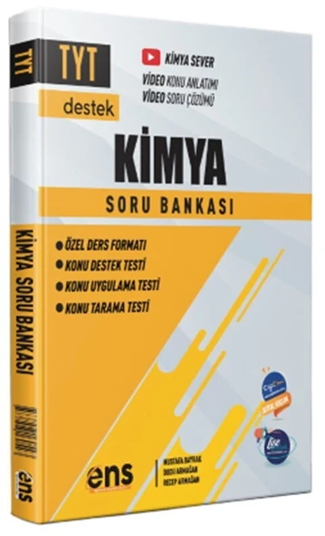 TYT Kimya Destek Soru Bankası ENS Yayıncılık ürün görseli 1