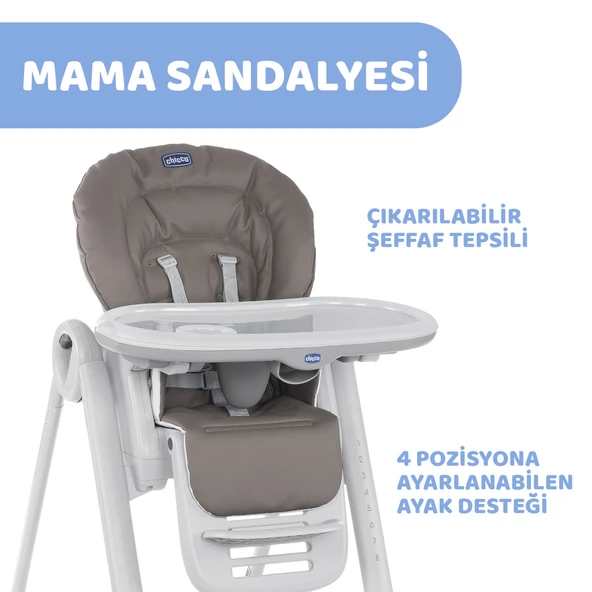 Chicco Polly Magic Mama Sandalyesi Brown - Resim 2