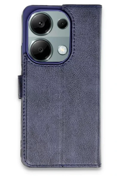Newface Xiaomi Redmi Note 13 Pro 4G Kılıf Trend S Plus Kapaklı Kılıf - Lacivert ürün görseli 1