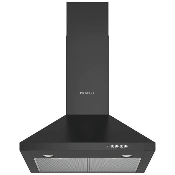 Profilo DVP6C460 D Enerji Sınıfı Duvar Tipi Davlumbaz 60 Cm Siyah ürün görseli 1
