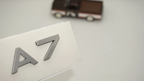 DK Tuning A7 2025+ Bagaj Gümüş Yazı Logo Arma Audi İle Uyumlu ürün görseli 1